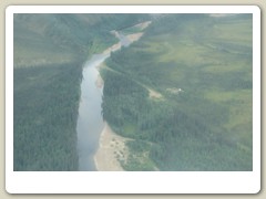 Hazy pictures from thick plastic windows in cockpit