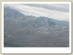 Hazy pictures from thick plastic windows in cockpit