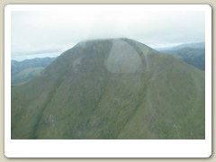 Flying almost parallel to hilltops