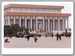 Tiananmen Square - building with Mao's tomb