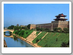 Xi'an city walls - from post card