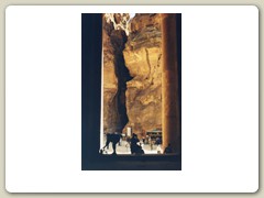 Picture taken from inside the Treasury building